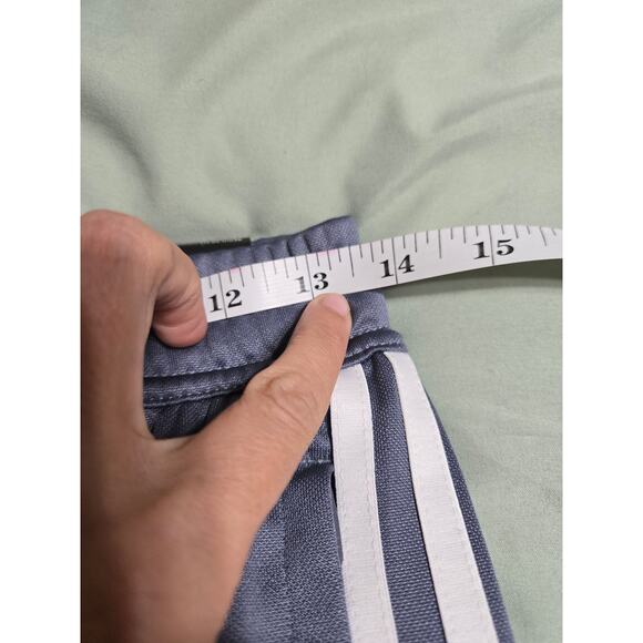 Adidas small men's gray football tapered leg partial zip athletic pants nwt - Picture 10 of 12